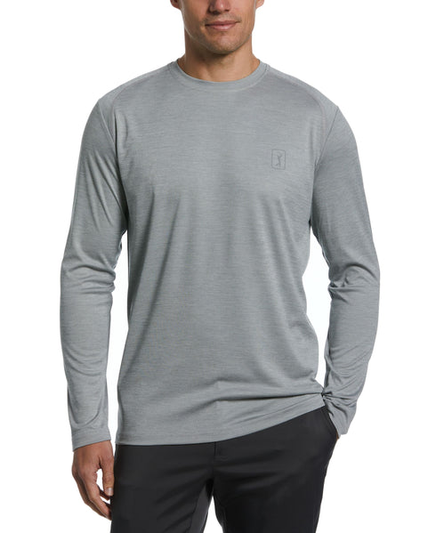 Men's Long Sleeve Sun Protection Crewneck T-Shirt